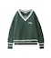 MILKFED. PATCH V-NECK KNIT