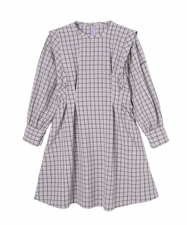 PLAID MINI DRESS