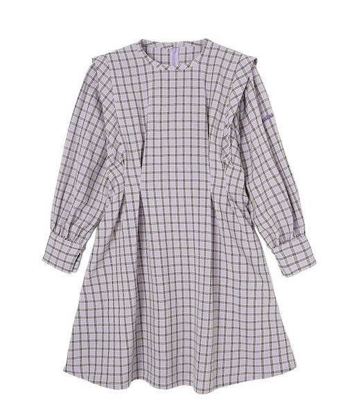 PLAID MINI DRESS
