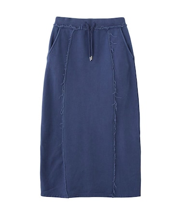 FADED SWEAT LONG SKIRT