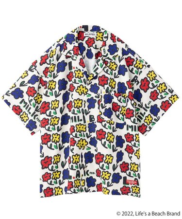 MILKFED.xLIFES A BEACH SHIRT