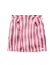 GINGHAM MINI SKIRT