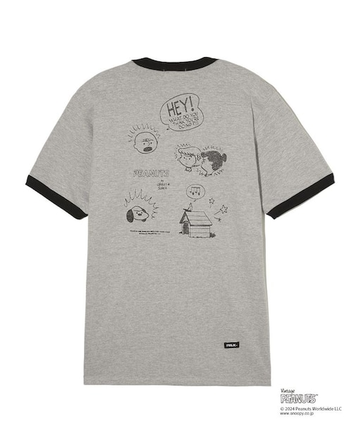 MILKFED. x PEANUTS RINGER S/S TEE