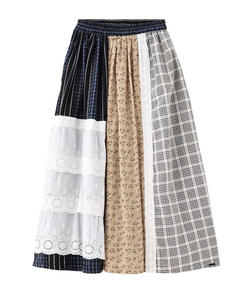 PATCHED LONG SKIRT