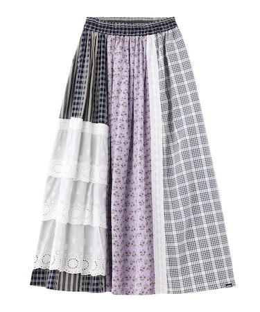PATCHED LONG SKIRT