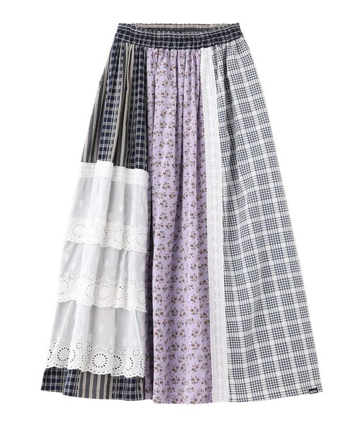 PATCHED LONG SKIRT