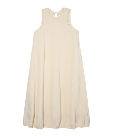 BACK OPEN FLARE DRESS