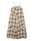 PLAID CAMISOLE DRESS