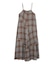 PLAID CAMISOLE DRESS