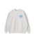 FLOWER LOGO CHENILLE EMBROIDERY SWEAT TOP