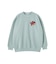 FLOWER LOGO CHENILLE EMBROIDERY SWEAT TOP