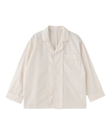 STRIPED PAJAMA SHIRT