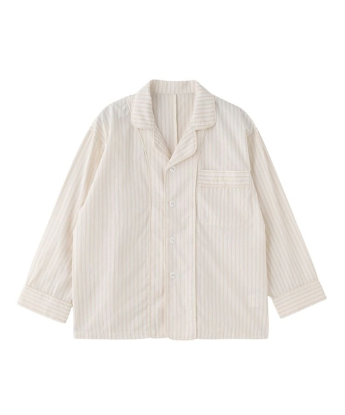 STRIPED PAJAMA SHIRT