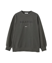 STENCIL AND BAR LOGO BIG SWEAT TOP