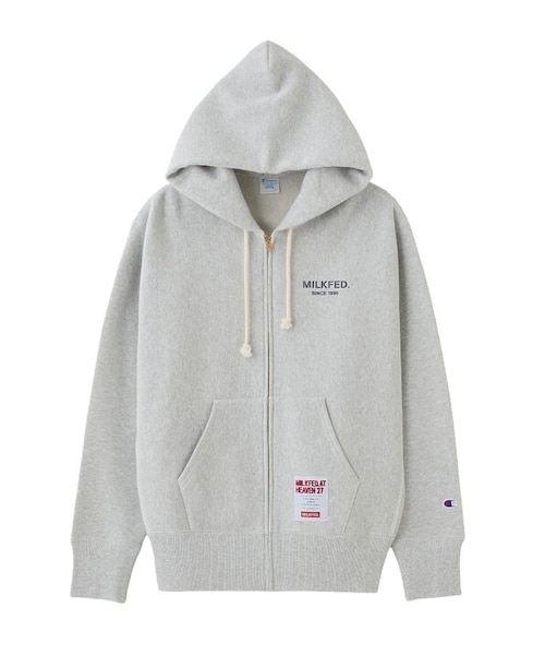 MILKFED. x CHAMPION SWEAT ZIP HOODIE｜ミルクフェドのアウトレット