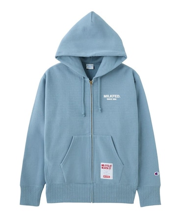 MILKFED. x CHAMPION SWEAT ZIP HOODIE