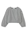 TUCK STRIPE L/S TOP