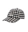 BRUSHED CHECKERED LOGO CAP