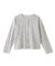 CHERRY PATTERN WAFFLE CARDIGAN