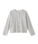 CHERRY PATTERN WAFFLE CARDIGAN