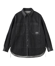 WIDE DENIM SHIRT