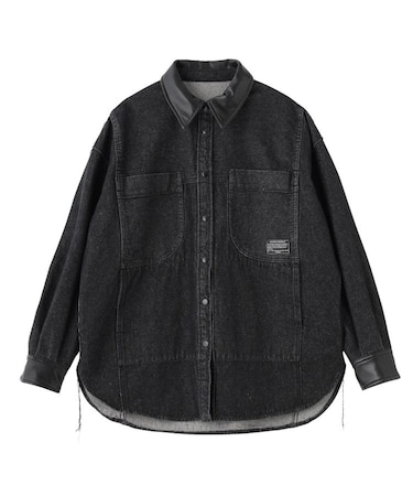 WIDE DENIM SHIRT