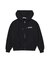 HEART EMBROIDERED LOGO ZIP UP HOODIE