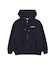 HEART EMBROIDERED LOGO ZIP UP HOODIE