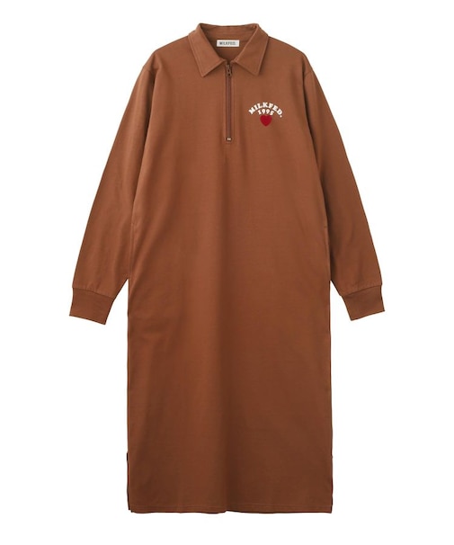 HALF ZIP DRESS