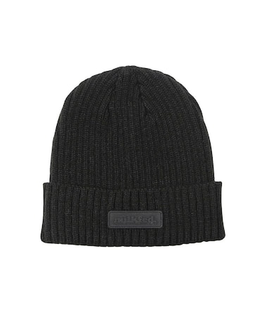 RUBBER PATCH KNIT CAP