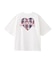 PLAID HEART WIDE S/S TEE
