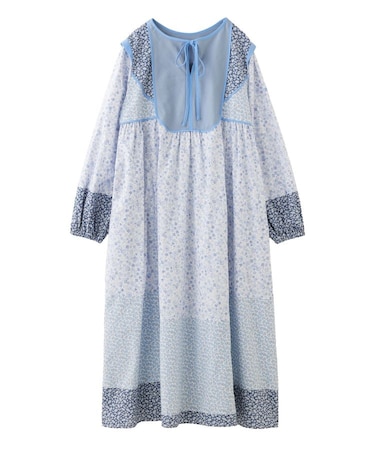 FLORAL PATCHWORK DRESS