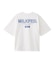 MILKFED. PLAID LOGO WIDE S/S TEE