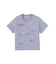FLOWER PRINT AND EMBROIDERY COMPACT S/S TEE