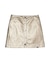 FAUX LEATHER HEART POCKET SKIRT
