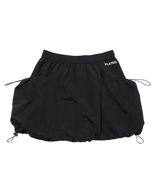 DRAWSTRING MINI SKIRT