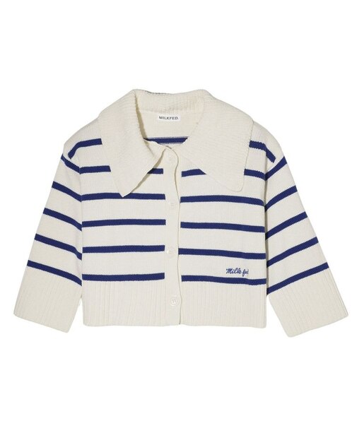 STRIPED KNIT CARDIGAN