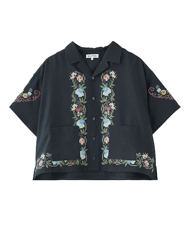CROSS STITCH STYLE SHIRT