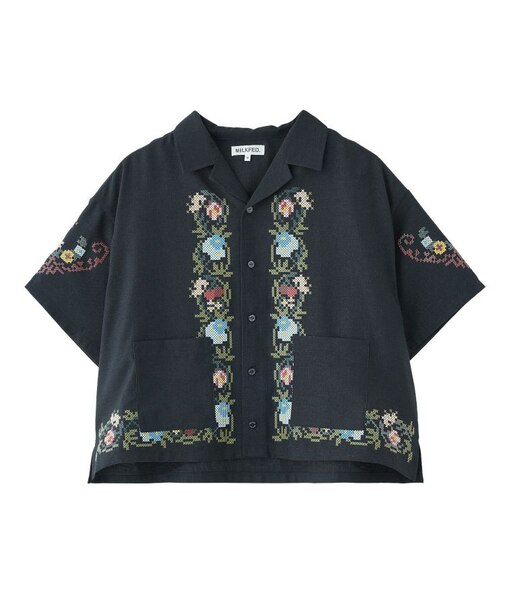 CROSS STITCH STYLE SHIRT