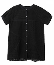 PANELED LACE DRESS