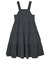 LACE-UP GATHERED DRESS