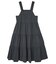 LACE-UP GATHERED DRESS