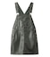 FAUX LEATHER MINI JUMPER SKIRT