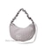 STRIPED FLOWER QUILTED SHOULDER BAG