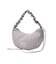 STRIPED FLOWER QUILTED SHOULDER BAG