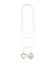 BEADS AND HEART CHARMS NECKLACE