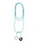 BEADS AND HEART CHARMS NECKLACE