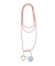 BEADS AND HEART CHARMS NECKLACE