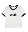 OUI SLAB COMPACT S/S RINGER TEE