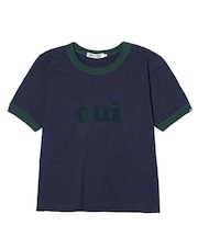 OUI SLAB COMPACT S/S RINGER TEE
